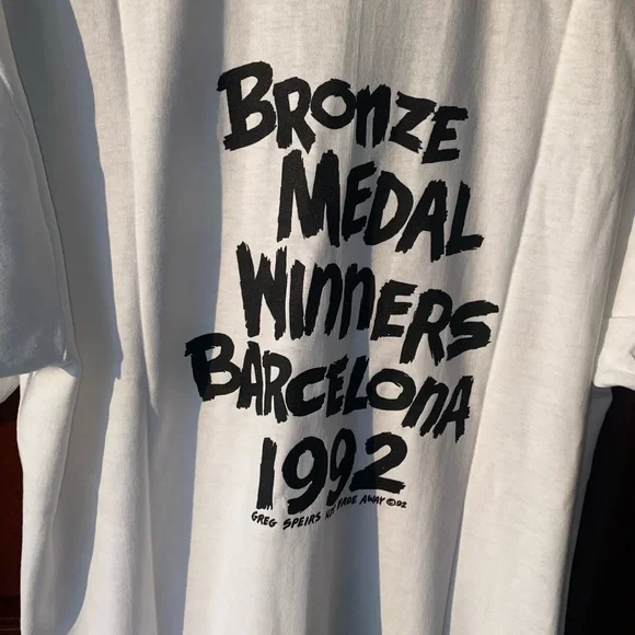 Vintage 1992 Grateful Dead Lithuania Olympic Basketball Tshirt Made In The U.S.A
